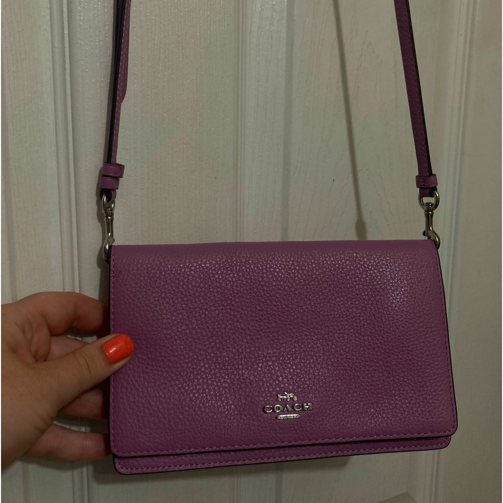 Coach Anna cross body clutch